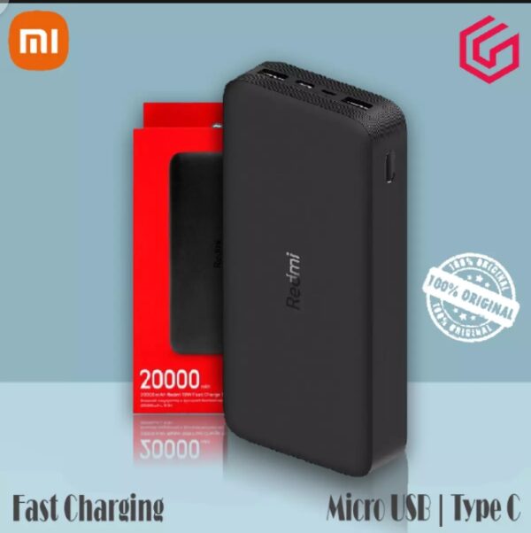 Xiaomi MI Redmi Power Bank 20000mAh - 18W Fast Charging