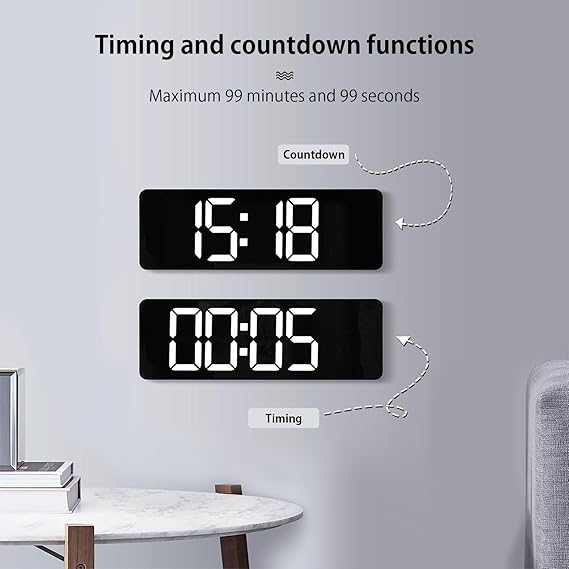 New Digital Alarm Clock with Remote Control for Home & Office