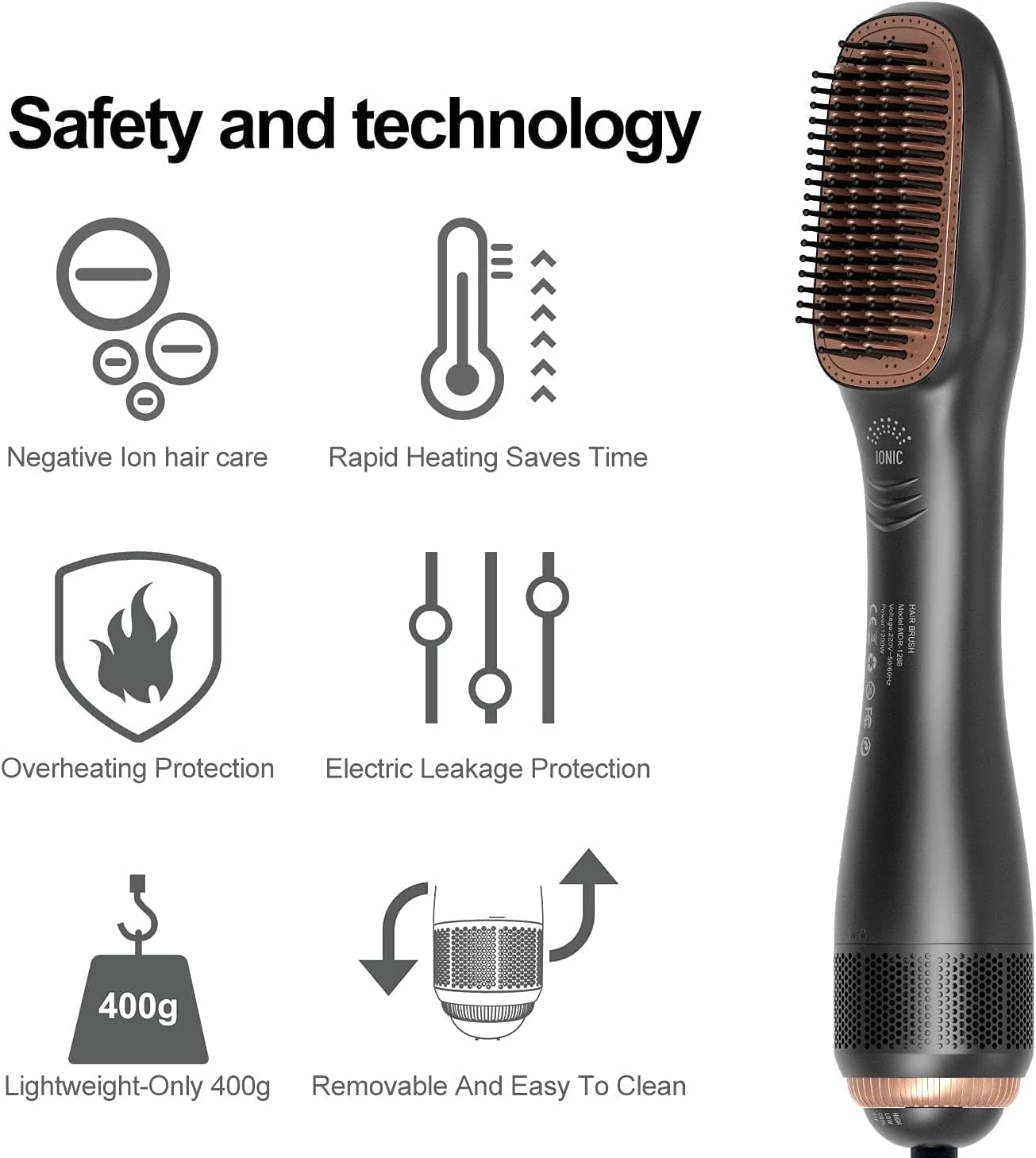 Professional hair dryer showcasing advanced technology for efficient styling and drying.