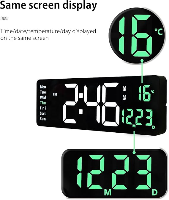 New Digital Alarm Clock with Remote Control for Home & Office